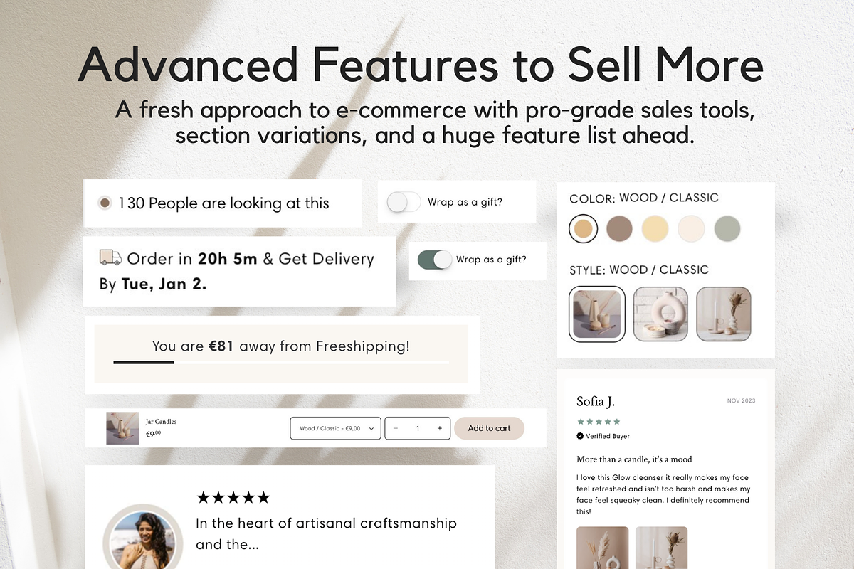 Candles | Minimal Shopify Theme, a Shopify Template by Lumin Lab (Photo 3 of 8)