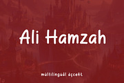 Ali Hamzah - Multilingual Font, a Sans Serif Font by Mightyfire (Thumbnail 1 of 5)