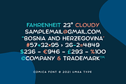 Comica Display Font, a Script Font by alpercakici (Thumbnail 8 of 10)