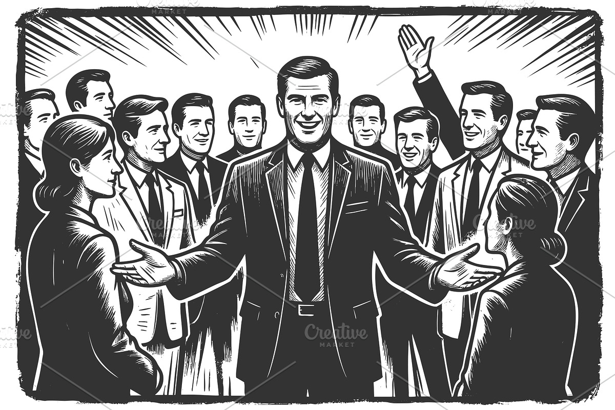 Leadership and Decision Making in, a Person Illustration by AlexArt