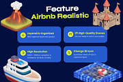 Airbnb Realistic Isometric 3D Icon, a Cars & Vehicle 3D Model by orenjidesign (Thumbnail 2 of 8)