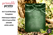 Woodland 5x7 Card Mockup PSD, a Product Mockup by Printable Pretty Studio (Thumbnail 4 of 6)
