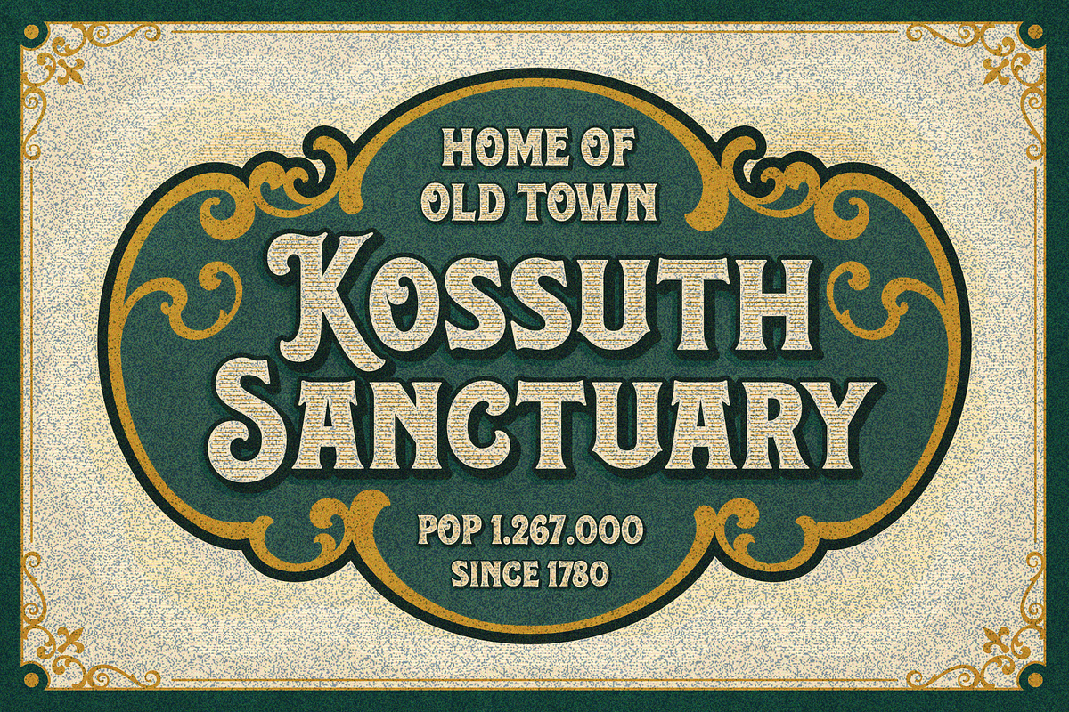 Rosvard - Vintage Layered Typeface, a Font by Bombastype (Photo 5 of 8)