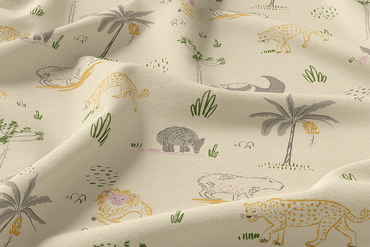 Jungle Animals Seamless Pattern, a Pattern Graphic by Lady Bruniere Design (Photo 7 of 8)