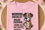 Funny Coffee Dog Morning PNG, an Object Illustration by DreamCafeArt (Thumbnail 2 of 6)