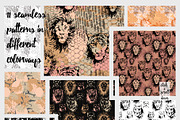 Safari Mood elements & patterns, an Animal Illustration by Polanika (Thumbnail 7 of 8)