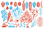 Christmas Vector Collection, a Decorative Illustration by Lubov Illustrations Shop (Thumbnail 3 of 7)