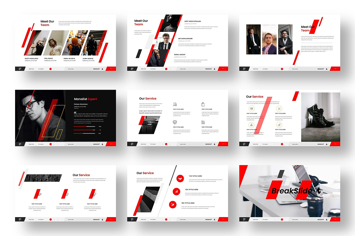 Manalist - Business Google Slide, a Presentation Template by Dens Creative Studio (Photo 3 of 6)