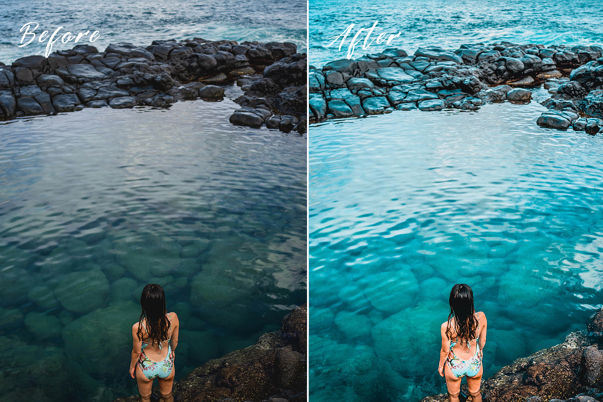 Mobile Lightroom Presets OCEAN TEAL preview 8