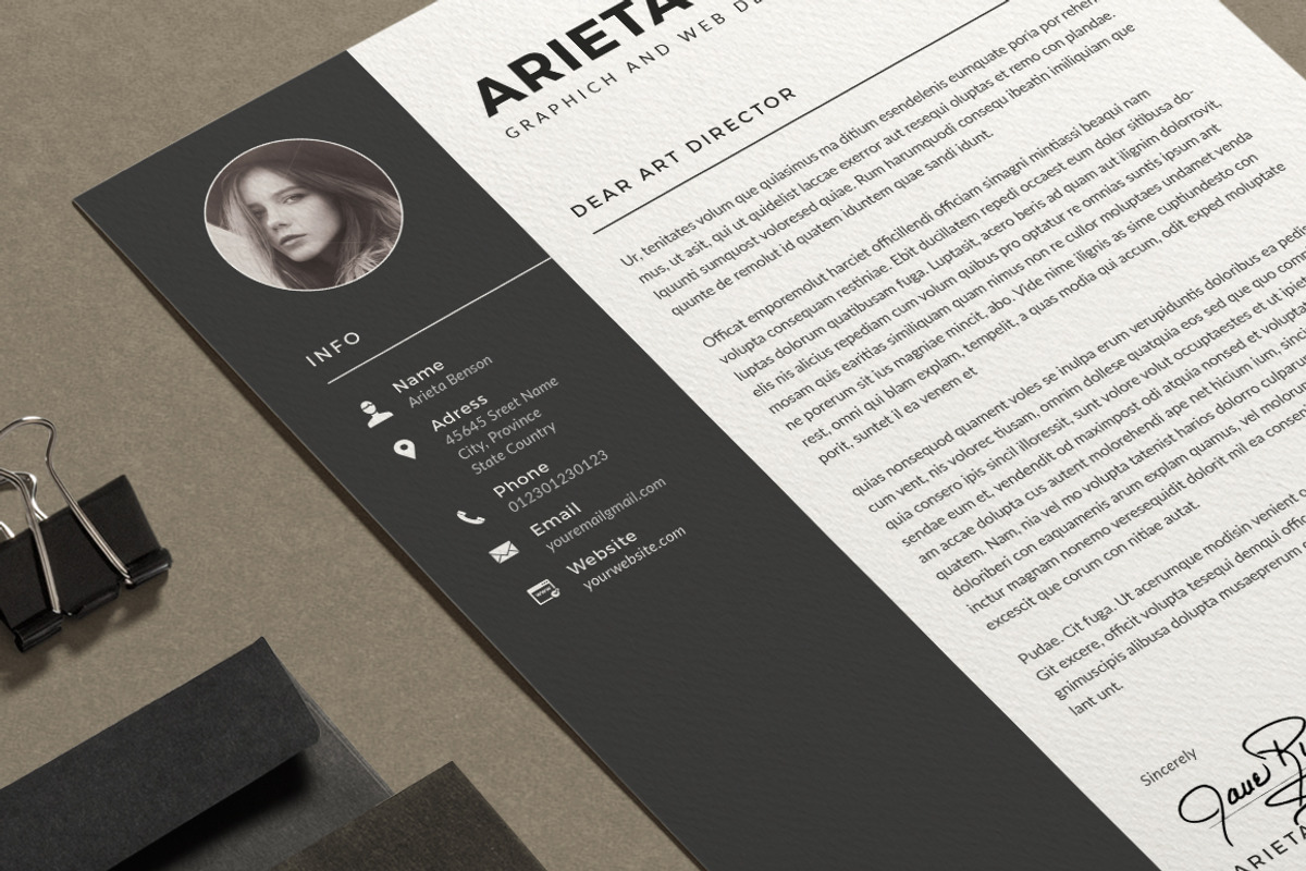 Clean Cv-Resume, a Resume Template by Estartshop (Photo 4 of 4)