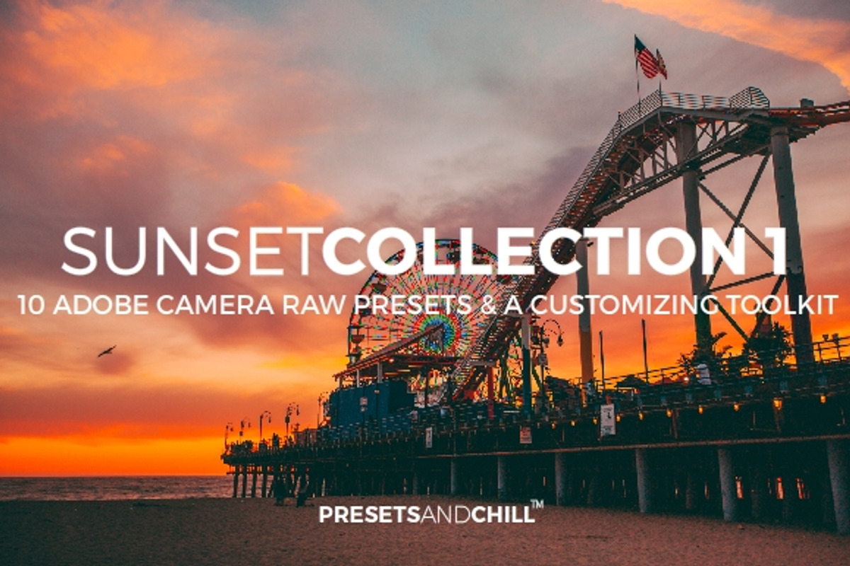 Sunset Collection 1-Adobe Camera Raw, a Preset Add-On by PRESETS and CHILL (Photo 1 of 5)