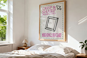 Bedroom ISO Poster Frame Mockup, a Mockup by DesignRocket (Thumbnail 7 of 9)