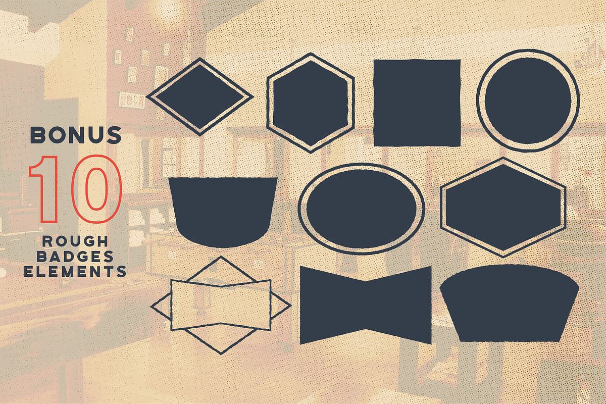 Barbershop Logo Elements Vector, an Illustration by Dawnside Graphic (Photo 5 of 5)