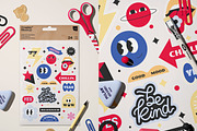 Kiss Cut Stickers Mockup Set, a Merchandise Mockup by creatsy5 (Thumbnail 5 of 10)