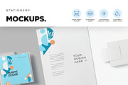 Stationery Mock Ups, an Advertising Mockup by megostudi0 (Thumbnail 4 of 6)