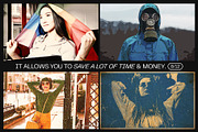 12 Photo Effect Templates, a Layer Style Add-On by iDoodle Studio (Thumbnail 5 of 6)