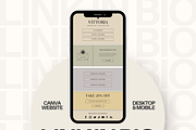 Canva Link in Bio Template, a Landing Page Template by Branding Babe Co. (Thumbnail 1 of 5)