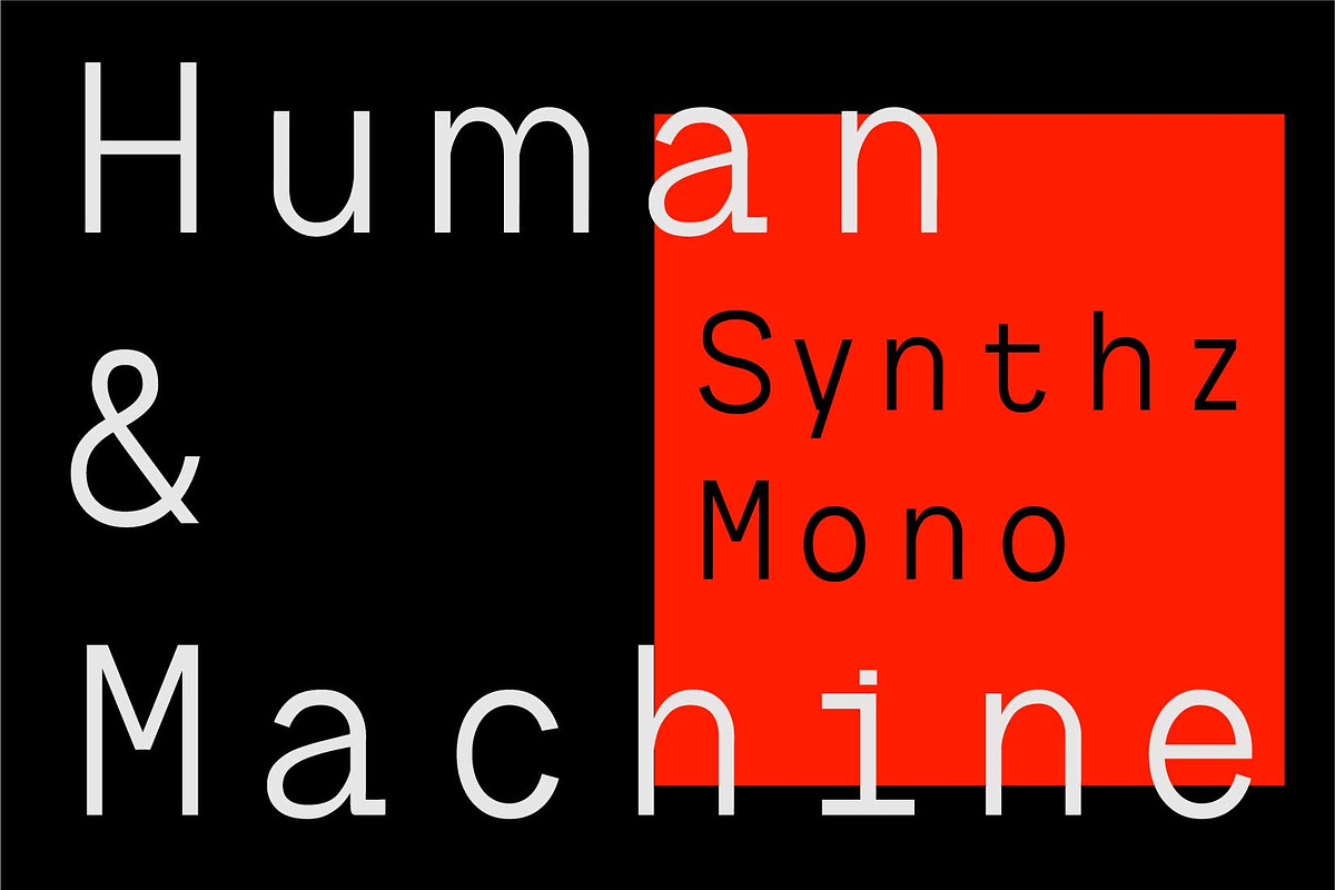 Synthz Mono, a Sans Serif Font by Portion.Labs (Photo 1 of 10)