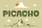 Picacho Display Font, a Sans Serif Font by Cactus Country (Thumbnail 1 of 6)