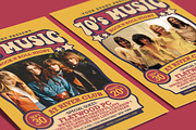 70's Music Show, a Flyer Template by Muhamad Iqbal hidayat (Thumbnail 4 of 4)