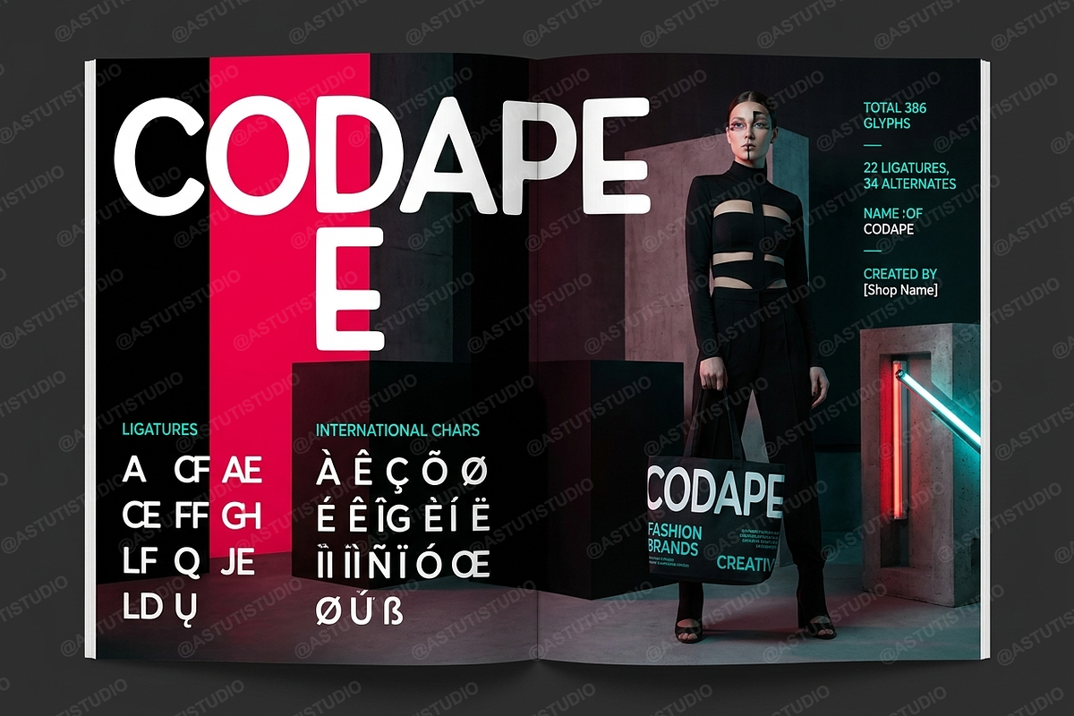 Codape | Elegant & Modern Luxury Ser, a Serif Font by Astuti Studio (Photo 7 of 25)