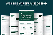 Website Wireframe Layout, a Wireframe Template by CreativeShaper (Thumbnail 1 of 6)