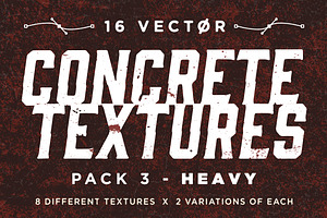 Vector Concrete Textures | Pack 3