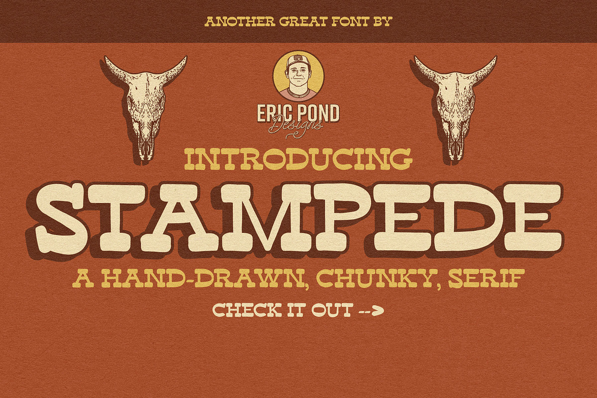 Western Font Duo, a Handwritten Font by Eric Pond Designs (Photo 2 of 5)