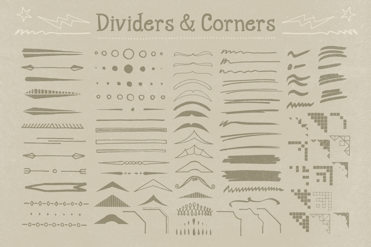 290 Handwritten Decorative Shapes 06 preview 4