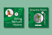 Modern Botanical Social Media Post, a Social Media Template by MightyDesign (Thumbnail 3 of 8)