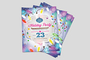 Christmas Party Flyer Template, a Flyer Template by StockLayouts (Thumbnail 2 of 3)
