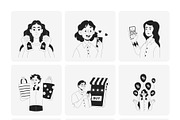 Shopping Illustration Art Set, a Person Illustration by Prosymbols (Thumbnail 11 of 13)