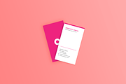 Mod Business Cards, a Business Card Template by Cassandra Cappello (Thumbnail 3 of 3)
