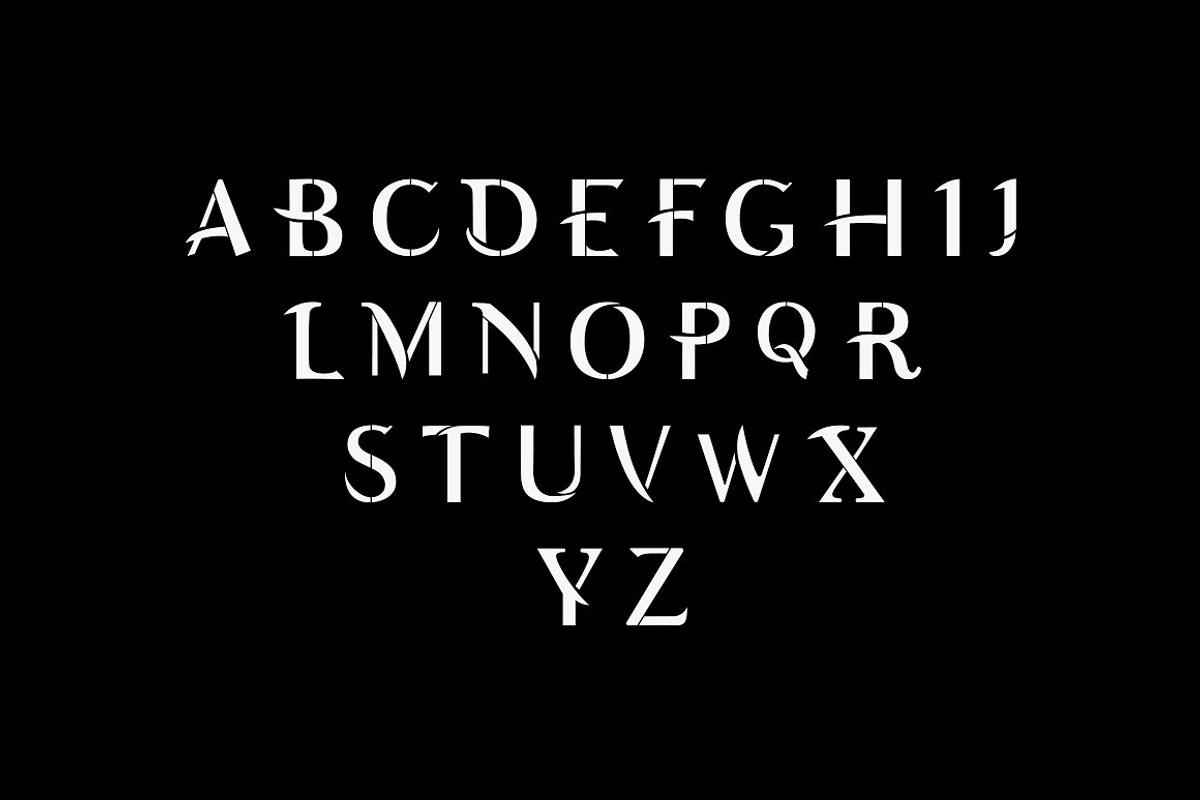Akbaal Typeface Fonts preview 2