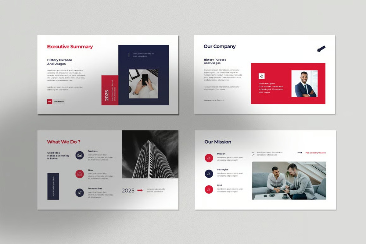 Business Plan Presentation Templates, a Presentation Template by Fit-tee (Photo 5 of 8)