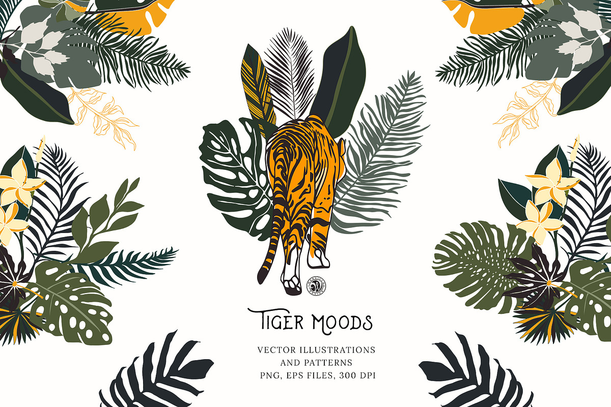 Tiger Moods, an Animal Illustration by Bloomart Studio (Photo 1 of 8)