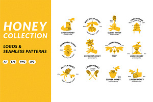 Honey logos, a Branding & Logo Template by oxygen_8