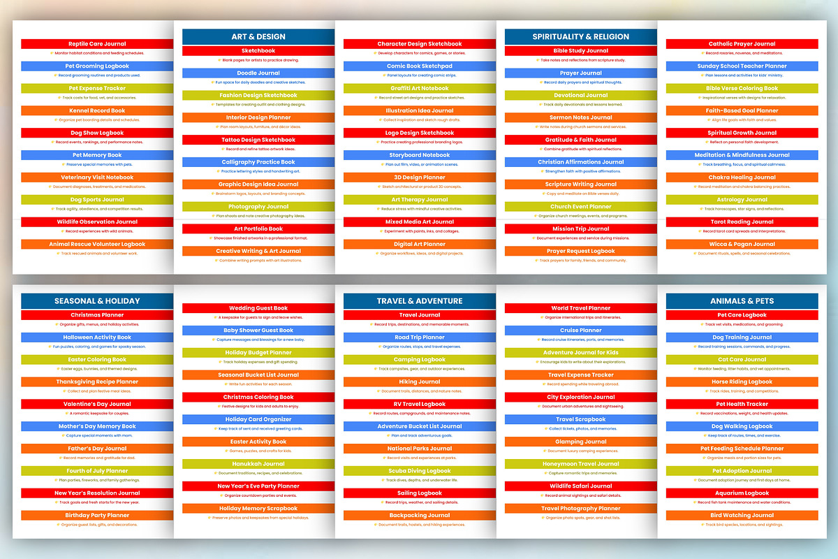 500+ Complete KDP Niche Bible preview 6