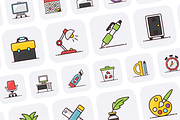 Office Supplies Icons, a Duotone Icon by Brickclay (Thumbnail 6 of 9)