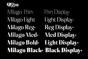 Milago Font Family, a Sans Serif Font by OzType (Thumbnail 4 of 11)