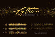 25 Glitter Brushes for illustrator, a Brush Add-On by IuliiaSavko (Thumbnail 2 of 10)