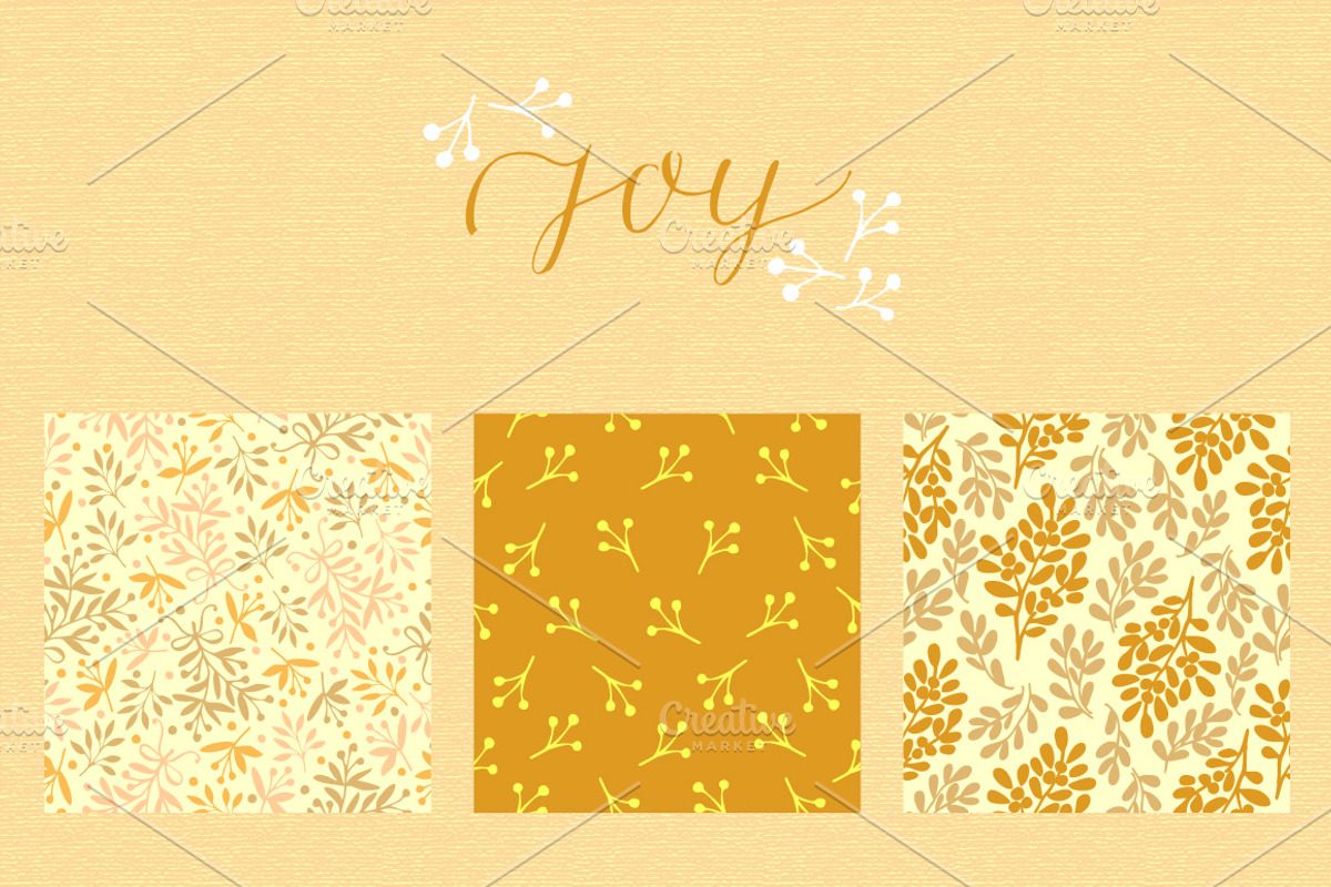 Holiday Patterns collection, a Pattern Graphic by Ola-la-la (Photo 3 of 12)
