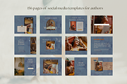 Author social media template bundle, a Social Media Template by Petite Zakka Boutique (Thumbnail 2 of 7)