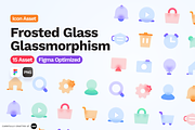 Frosted Glass Glassmorphism UI, a Solid Icon by SLAB! Design (Thumbnail 1 of 4)