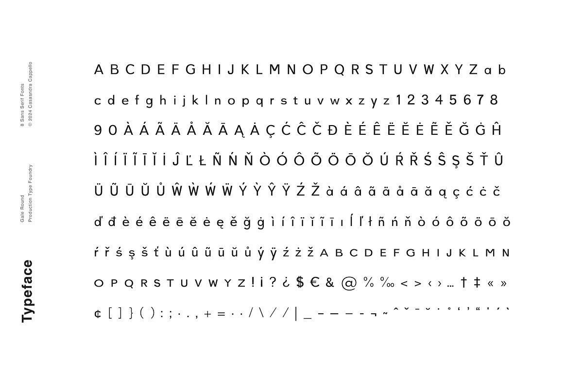 Gale - Feminine Geometric Sans Serif, a Sans Serif Font by Cassandra Cappello (Photo 7 of 7)