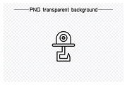 Industrial Crane Hook Icons, an Outline Icon by Designfour (Thumbnail 5 of 7)