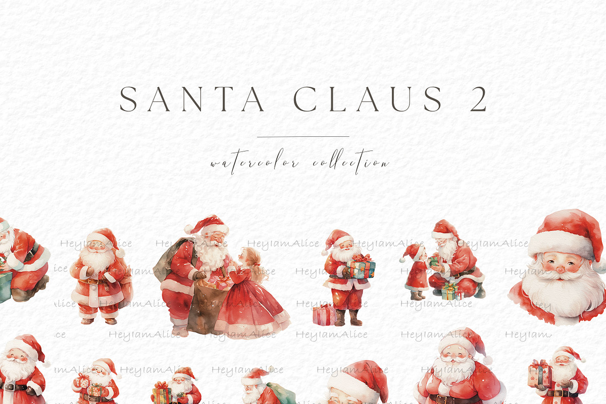 Santa Claus 2, a Seasonal Illustration by heyiamalice (Photo 8 of 15)