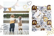 Doggy Woof. Vector dog patterns, a Pattern Graphic by ValeriiaFeeva (Thumbnail 2 of 11)