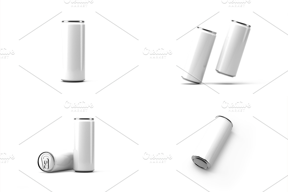 Can Mockup - 9 Views, a Packaging Mockup by Illusiongraphic (Photo 18 of 20)