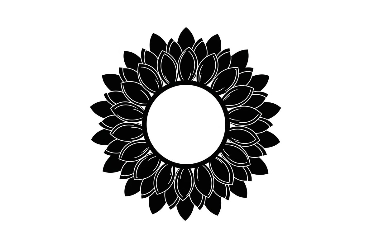Floral Mandala Circle Frame Bundle, an Illustration by Gaye Art (Photo 7 of 51)